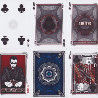 Grinders Playing Cards (Mavi)