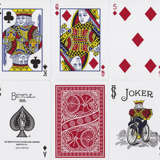 Bicycle Chainless Playing Cards (Kırmızı)