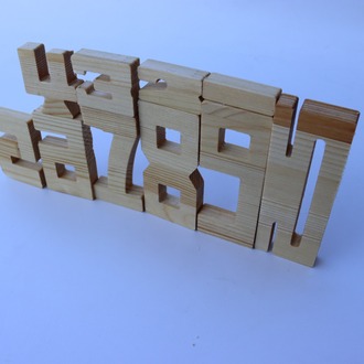 Montessori Ahşap Sayı Blokları