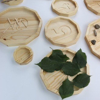 Ahşap Montessori Ongen Piramit