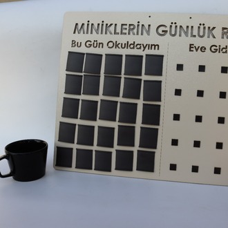 Miniklerin Günlük Rotası (25 li) 