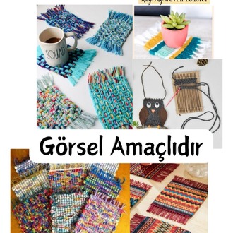 Mini Halı Dokuma Tezgahları+ İğne Hediyemizdir
