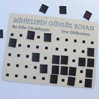 Miniklerin Günlük Rotası (25 li) 