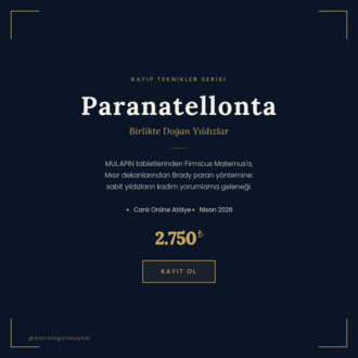 Paranatellonta Eğitimi