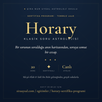 Horary Astroloji Sertifika Programı / Ay