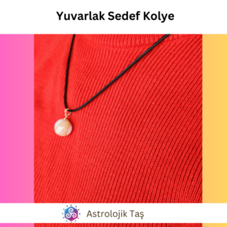 Yuvarlak Sedef Kolye Kolye