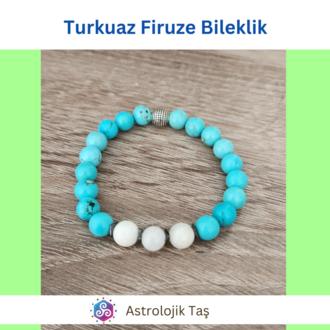 Turkuaz Firuze Doğal Taş Bileklik
