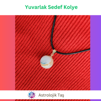 Yuvarlak Sedef Kolye Kolye
