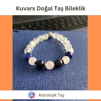 Kuvars Doğal Taş Bileklik
