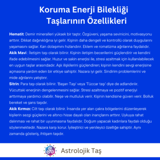 Koruma Enerji Bilekliği