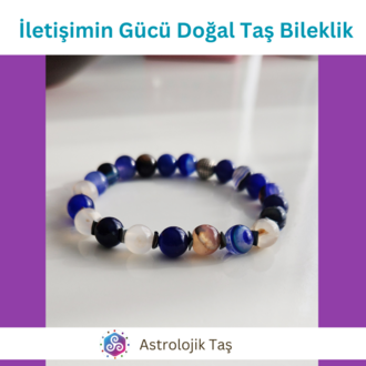 İletişimin Gücü Doğal Taş Bileklik