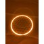 16 Cm Amber Neon Ledli Midrange Kapağı (2 Adet)