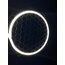 16 Cm Beyaz Neon Ledli Midrange Kapağı (2 Adet)