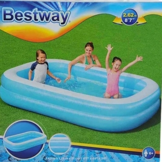 Bestway Dikdörtgen Şişme Aile HAVUZU(262X175X51CM)