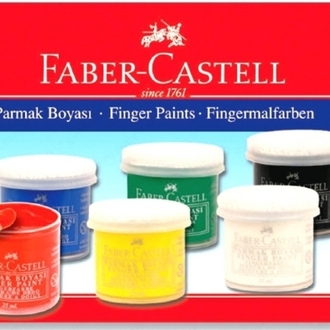 Faber Castell Parmak Boyası 25ml x 6 Renk