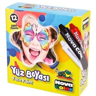 Nova Color Yüz Boyası Turuncu 12 Li