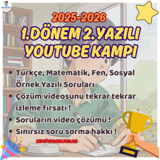 Birinci Dönem İkinci Yazılı Youtube Kampı