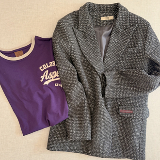 Antrasit Blazer Ceket