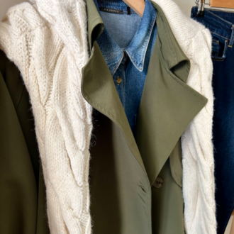 Haki Trenchcoat