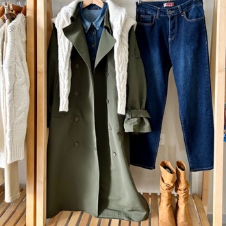 Haki Trenchcoat