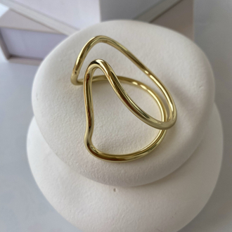 14k Altın Kaplama Gold Kelepçe
