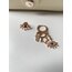 Göz charm rose gold küpe