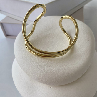 14k Altın Kaplama Gold Kelepçe