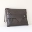  Lover Clutch Kahverengi Deri Portföy Çanta 