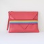 Red Lover Clutch ★ Gökkuşağı Kırmızı Deri Portföy Çanta