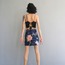Back to Nature Skirt ★ Nui Lacivert Yazlık Mini Etek