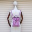 Violet Glober Leather Backpack ★ Nui Violet Deri Sırt Çantası