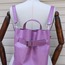 Violet Glober Leather Backpack ★ Nui Violet Deri Sırt Çantası