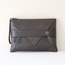  Lover Clutch Kahverengi Deri Portföy Çanta 