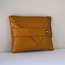 Tan Lip Clutch ★ Taba Deri Portföy Çanta ( Dudak )