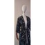 Horoscope Kimono ★Burçlar Siyah Viskon Kimono Elbise