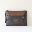 Brown Lover Clutch★  El yapımı Kahverengi Deri Portföy Çanta