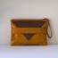 Tan Clutch ★ Taba x Kahverengi Deri Portföy Çanta