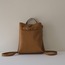  Nui Timeless Tan Backpack ★Zamansız Taba Deri Sırt Çantası
