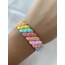 Pastel Rainbow Porselen Kaplama Bileklik
