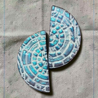 Lumora Atlantis Gri Mavi Yarım Ay Form 