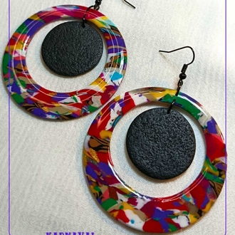 Karnaval Halka Küpe 