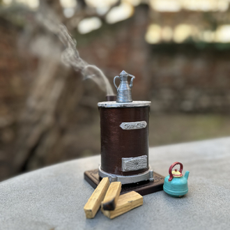 PREMİUM SET NOSTALJİK SOBA TÜTSÜLÜK + kargo ücretsiz güğüm hediye