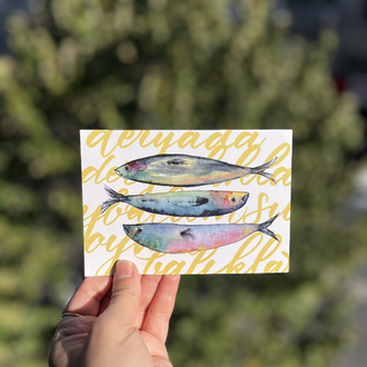 deryada deryalıklar-kartpostal