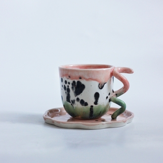Türk kahvesi / espresso bardak ve tabağı