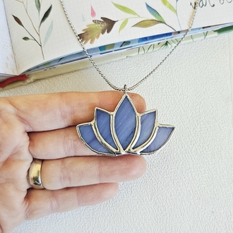 Mor Lotus Kolye