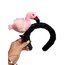Siyah Flamingo Peluş Taç