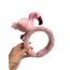 Açık pembe flamingo Peluş Taç