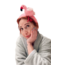 Şeker Pembe Flamingo Peluş Taç