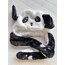 Işıklı Oynar Kulaklı Peluş Panda Tac