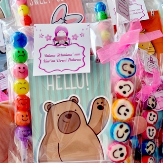 Defter, Kalem Set Ve Şeker